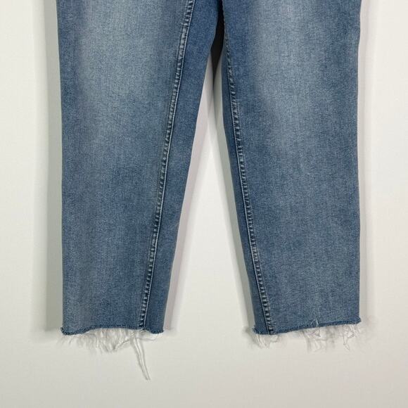 Free People CRVY High-Rise Vintage Stovepipe Jeans Straight Leg Light Wash 31 - Picture 3 of 11